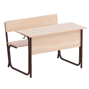 Парта (Место учебное) на круглой трубе - fgospostavki.ru - Тихорецк