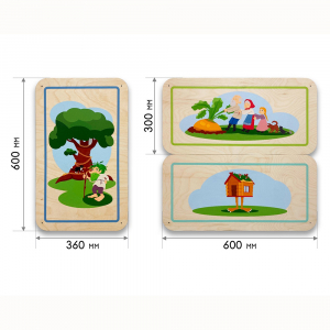 Набор стеновых панелей «Мир сказки - У Лукоморья» - fgospostavki.ru - Тихорецк
