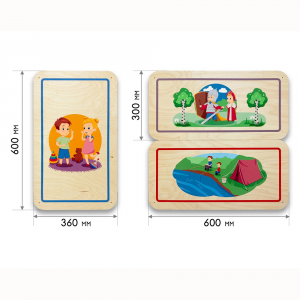 Набор стеновых панелей «Мои увлечения - Любимые занятия» - fgospostavki.ru - Тихорецк