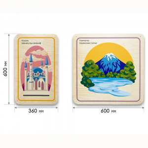 Набор стеновых панелей «Памятные места России - Казань, Камчатка» - fgospostavki.ru - Тихорецк