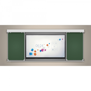Многофункциональная раздвижная система аудиторных досок 65'' - fgospostavki.ru - Тихорецк
