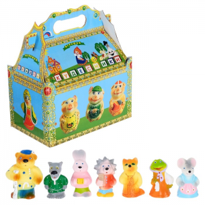 Набор резиновых игрушек "Теремок" - fgospostavki.ru - Тихорецк