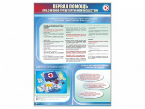 Стенды "Первая помощь при дорожно-транспортном происшествии" (2 шт.) - fgospostavki.ru - Тихорецк
