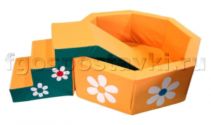 Бассейн "Ромашка" восьмигранный со ступенькой - fgospostavki.ru - Тихорецк