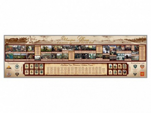 Настенное полотно "История России" (5000 х 1500 мм) - fgospostavki.ru - Тихорецк