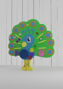 Бизиборд «Радостный павлин» - fgospostavki.ru - Тихорецк