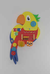 Бизиборд «Разноцветный попугай» - fgospostavki.ru - Тихорецк