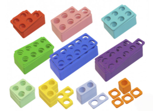 Нумирошка. Набор цветных пластиковых форм 100 шт. по методике Нумикон - fgospostavki.ru - Тихорецк