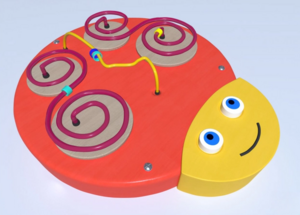 Настенный игровой элемент в виде головы гусеницы - fgospostavki.ru - Тихорецк