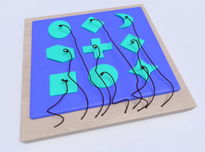 Развивающая панель с геометрическими фигурами - fgospostavki.ru - Тихорецк