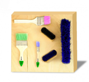 Тактильно-развивающая панель с мягкими кисточками - fgospostavki.ru - Тихорецк