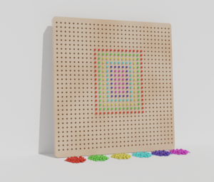 Тактильно-развивающая панель «Радужная мозаика» - fgospostavki.ru - Тихорецк