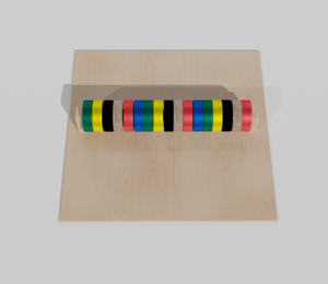 Тактильно-развивающая панель с разноцветными кругами - fgospostavki.ru - Тихорецк