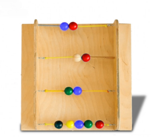 Тактильно-развивающая панель с текстурами и радужными шариками - fgospostavki.ru - Тихорецк