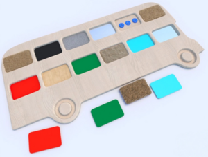 Тактильные разноцветные дощечки «Автобус» - fgospostavki.ru - Тихорецк