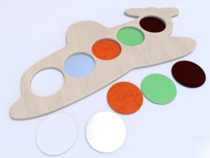 Тактильные разноцветные дощечки «Самолетик» - fgospostavki.ru - Тихорецк