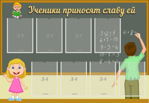 Стенд "Ученики приносят славу ей" - fgospostavki.ru - Тихорецк