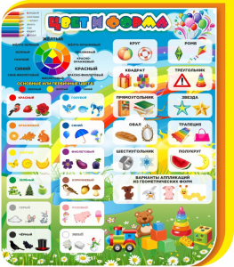 Стенд "Цвет и форма" - fgospostavki.ru - Тихорецк