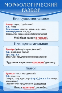 Стенд "Морфологический разбор" - fgospostavki.ru - Тихорецк