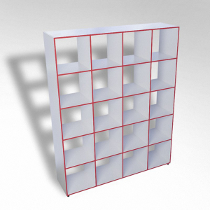 Шкаф открытый многосекционный ТР20 ЛДСП - fgospostavki.ru - Тихорецк