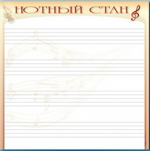Доска магнитно-маркерная "Нотный стан" - fgospostavki.ru - Тихорецк
