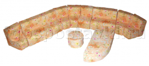 Угловая мебель "Солнышко-4" гобелен (12 элементов) - fgospostavki.ru - Тихорецк