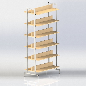 СТЕЛЛАЖ 2-СТОРОННИЙ НА МЕТАЛЛОКАРКАСЕ - fgospostavki.ru - Тихорецк