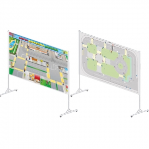 Магнитный стенд двусторонний "Азбука дорожного движения ПДД" - fgospostavki.ru - Тихорецк
