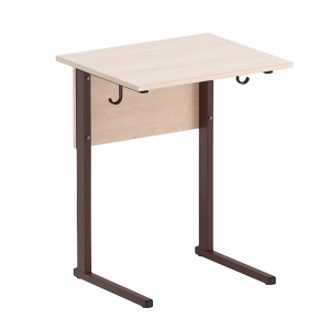 Стол ученический одноместный на прямоугольной трубе - fgospostavki.ru - Тихорецк