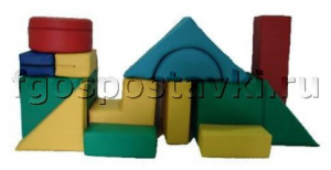 Мягкий модуль-конструктор "Стройка" (14 элементов) - fgospostavki.ru - Тихорецк