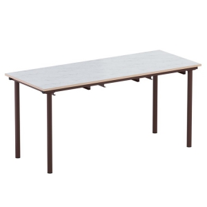 Стол обеденный 6-местный под табуретки на круглой трубе - fgospostavki.ru - Тихорецк