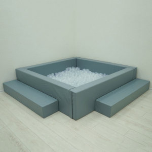 Сухой бассейн с шариками и RGB-подсветкой 140х140 см - fgospostavki.ru - Тихорецк