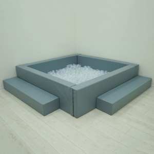 Сухой бассейн с шариками и RGB-подсветкой 190х190 см - fgospostavki.ru - Тихорецк