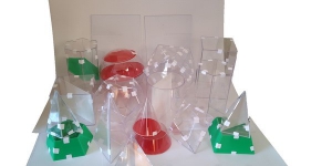 Набор прозрачных геометрических тел с сечением (разборный большой) - fgospostavki.ru - Тихорецк