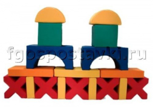 Мягкий модуль-конструктор "Терем" (18 элементов) - fgospostavki.ru - Тихорецк