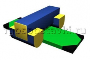 Модуль-трансформер № 6 (с брусом и туннель - опорами) - fgospostavki.ru - Тихорецк