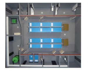 Макет "Убежище в разрезе" (встроенное убежище) - fgospostavki.ru - Тихорецк