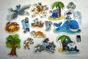 Дидактический набор навесных элементов «Сказка «Доктор Айболит» - fgospostavki.ru - Тихорецк