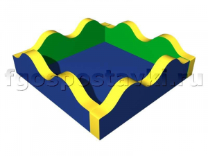 Сухой бассейн "Волна-2" с аппликацией - fgospostavki.ru - Тихорецк