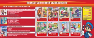 Стенд "Позаботься о своей безопасности" - fgospostavki.ru - Тихорецк