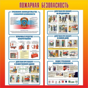 Стенд "Пожарная безопасность" Вариант 4 - fgospostavki.ru - Тихорецк