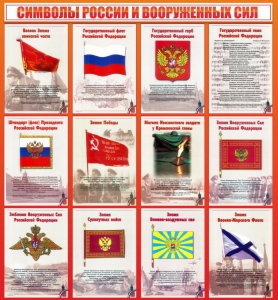 Стенд "Символы России и вооруженных сил" - fgospostavki.ru - Тихорецк