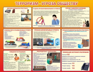 Стенд "Терроризм - угроза обществу" - fgospostavki.ru - Тихорецк
