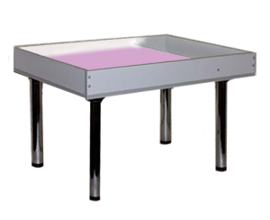 Световой столик для рисования песком напольный 80х60 сантиметров мультиколор с кармашком для песка - fgospostavki.ru - Тихорецк