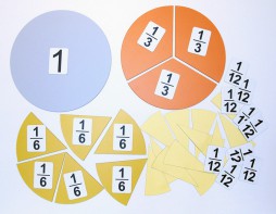 Набор магнитных карточек "Доли и дроби - 3" - fgospostavki.ru - Тихорецк