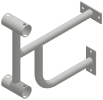 Кронштейн настенный (двухрядный) - fgospostavki.ru - Тихорецк