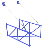 Ферма баскетбольная вынос 2 метра для щита из оргстекла 1,8х.1,05 метра - fgospostavki.ru - Тихорецк