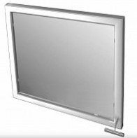 Травмобезопасное поворотное зеркало для инвалидов (квадрат) 680 x 680 миллиметров - fgospostavki.ru - Тихорецк