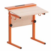 Стол ученический с наклоном столешницы (0-15°) на прямоугольной трубе - fgospostavki.ru - Тихорецк