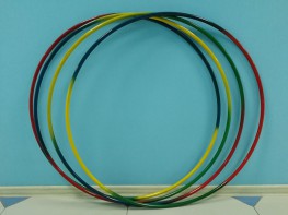 Обруч гимнастический стальной "Радуга" (900 миллиметров, 850 грамм) - fgospostavki.ru - Тихорецк